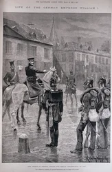 Der Prinz von Preußen während des Berliner Aufstands von 1848, aus 